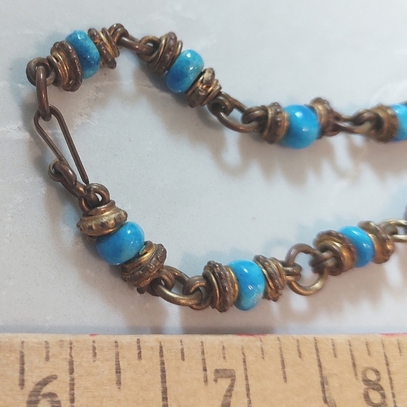 Egyptian Replica Pharaonic Luxor Necklace | Vintage Wesekh | Egypt - Picture 5 of 11